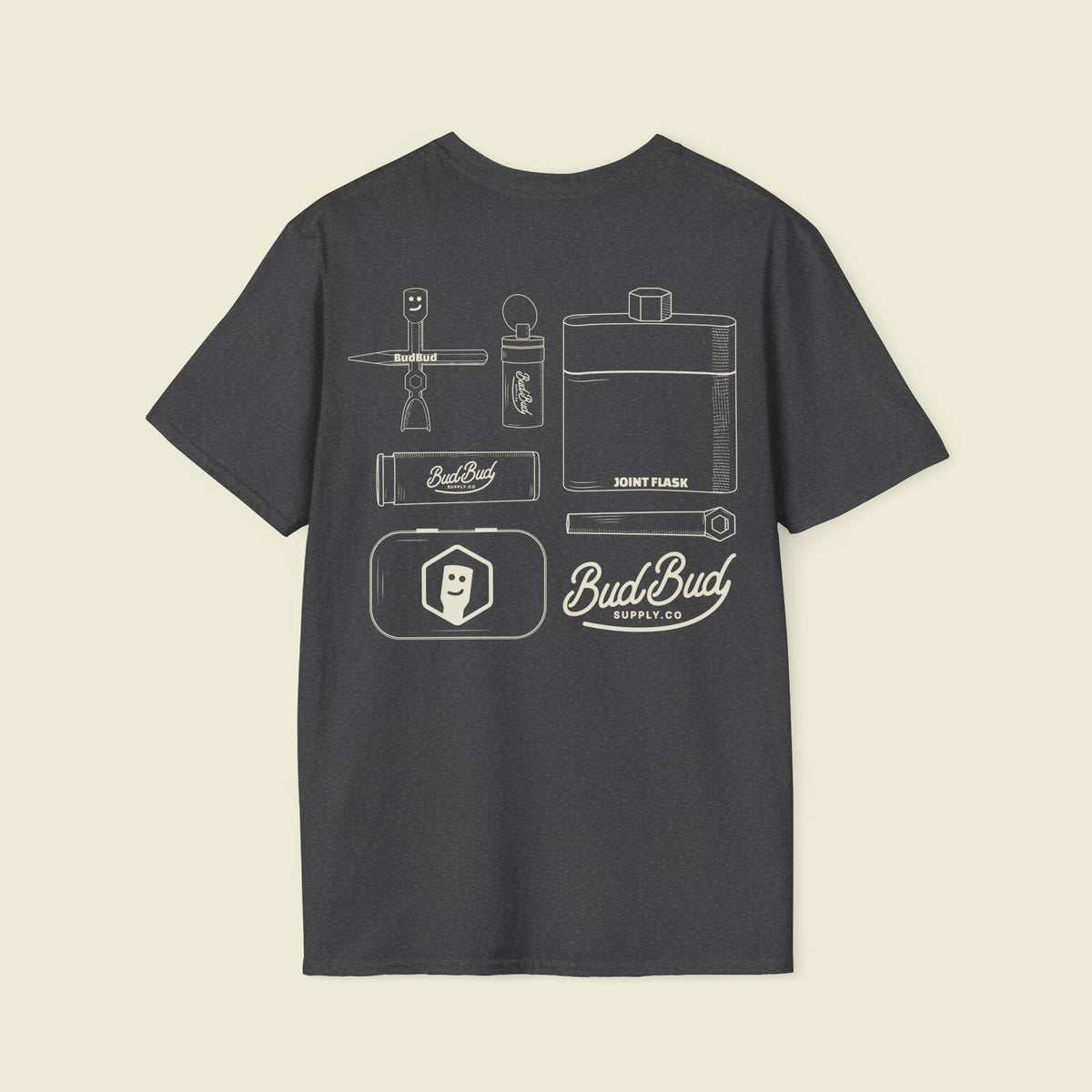 Campout Diagram T-shirt - BudBud Supply Co.